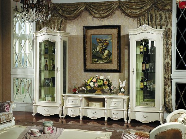 Best Seller Bufet TV Mewah Ukiran Jepara Classic Luxury ARF-0044
