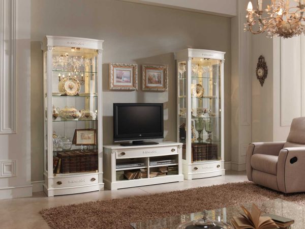 Best Seller Bufet TV Minimalis Putih Modern Design Mebel Jepara ARF-0023