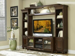 Bufet TV Jati Minimalis Natural Klasik Interior Desain ARF-0033