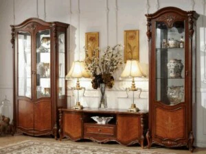 Bufet TV Kayu Jati Natural Klasik Harga Special ARF-0037