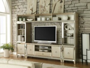 Bufet TV Minimalis Modern Golden Champagne Furniture Jepara Terbaru ARF-0021
