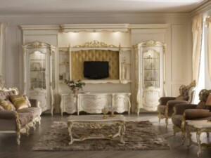 Harga Bufet TV Mewah Luxury Classic Jepara ARF-0029