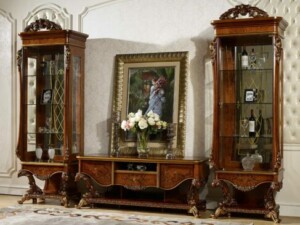 New Arrival Bufet TV Kayu Jati Mewah Ukiran Jepara Klasik ARF-0050