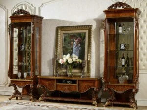 New Arrival Bufet TV Kayu Jati Mewah Ukiran Jepara Klasik ARF-0050
