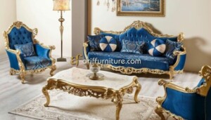 Sofa Kayu Jati Ukiran Mewah