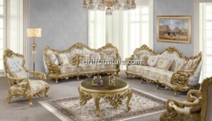 Sofa Tamu Mewah Jepara Model Ukir Klasik Terbaru