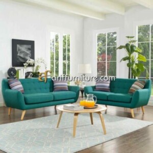 Sofa Tamu Scandinavian Model Minimalis Retro