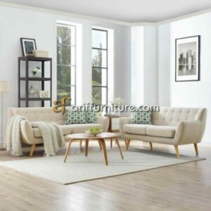 Sofa Tamu Scandinavian Model Minimalis Retro