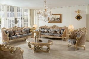 Sofa Tamu Ukir Klasik Model Mewah Jepara Terbaru