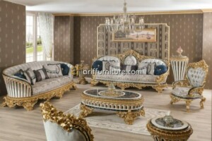 Sofa Tamu Ukiran Jepara Model Klasik Mewah