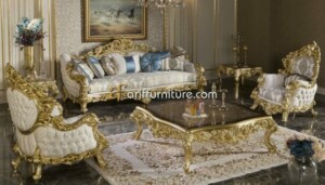 Sofa Tamu Ukiran Klasik Model Mewah Jepara