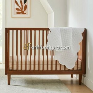 Box Bayi Kayu Jati Model Retro Minimalis Terbaru