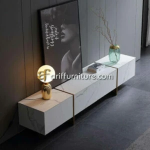 Bufet TV Stainless Model Minimalis Modern Terbaru