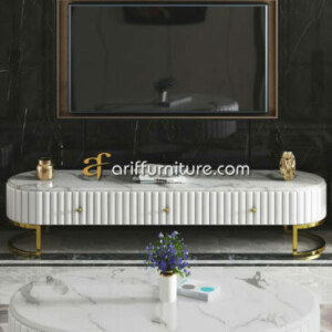 Bufet TV Stainless Steel Model Minimalis Modern