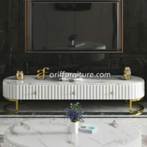 Bufet TV Stainless Steel Model Minimalis Modern