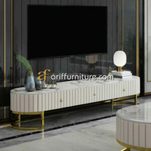 Bufet TV Stainless Steel Model Minimalis Modern