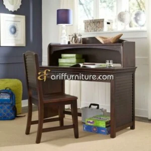 Meja Belajar Kayu Model Minimalis Dari Jati