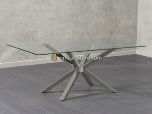 Meja Makan Stainless Minimalis Model Terbaru