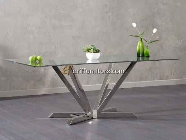 Meja Makan Stainless Modern