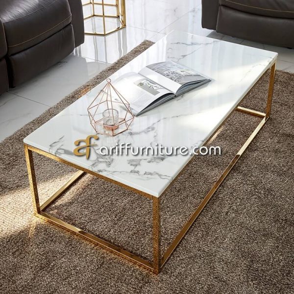 Meja Tamu Stainless Minimalis