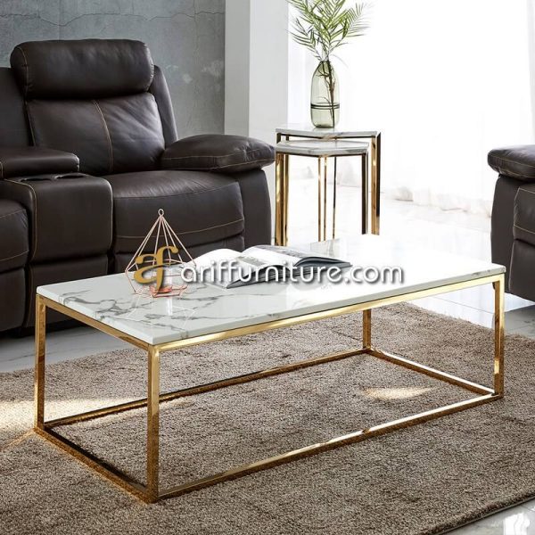 Meja Tamu Stainless Minimalis