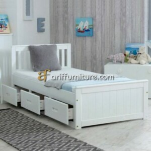 Tempat Tidur Anak Murah Model Minimalis Putih