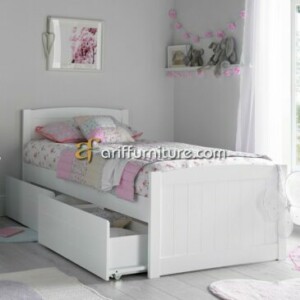 Tempat Tidur Anak Putih Model Minimalis