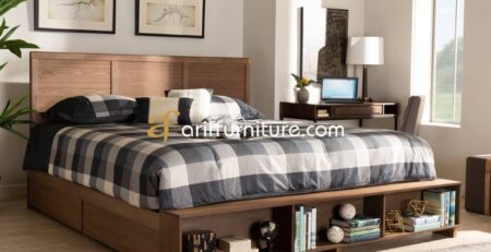 Tempat Tidur Minimalis Jati