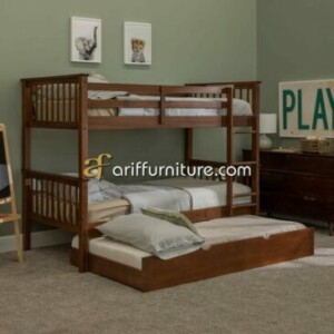 Tempat Tidur Tingkat Jati Model Minimalis