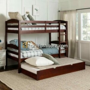 Tempat Tidur Tingkat Kayu Minimalis Terbaru