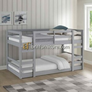Tempat Tidur Tingkat Murah Model Minimalis Putih