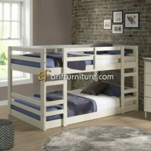Tempat Tidur Tingkat Murah Model Minimalis Putih