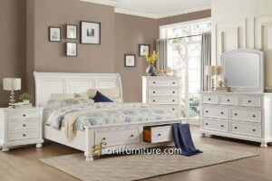 Kamar Set Duco Putih Model Minimalis Klasik