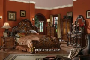 Kamar Set Jati Ukir Model Klasik Mewah Jepara
