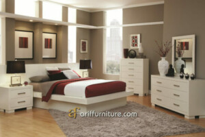 Kamar Set Minimalis Bekasi Duco Putih Modern