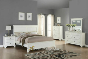 Kamar Set Minimalis Klasik Cat Duco Putih