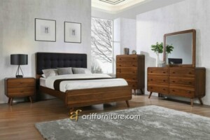 Kamar Set Minimalis Retro Dari Kayu Jati