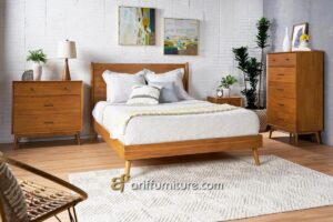 Kamar Set Minimalis Sederhana Dari Kayu Jati