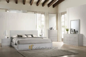 Kamar Set Minimalis Warna Putih Model Terbaru