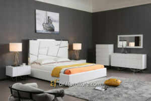 Kamar Set Modern Untuk Pengantin Warna Putih