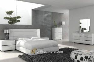 Kamar Set Modern Warna Putih Model Minimalis