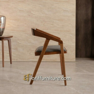 Kursi Cafe Minimalis Modern Dari Kayu Jati