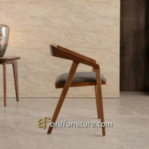 Kursi Cafe Minimalis Modern Dari Kayu Jati
