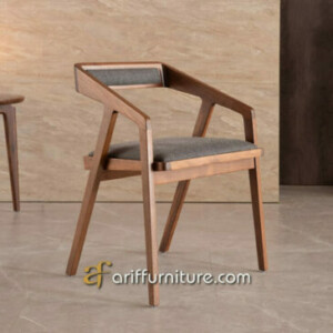 Kursi Cafe Minimalis Modern Dari Kayu Jati