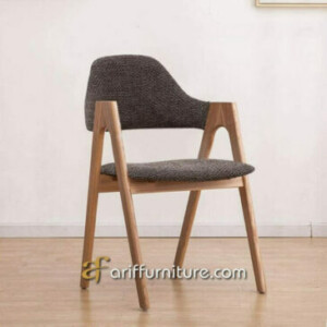 Kursi Cafe Modern Model Minimalis Kayu Jati