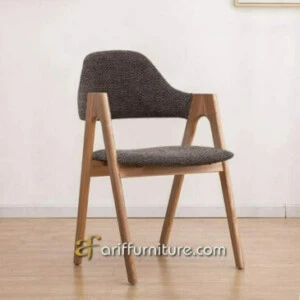 Kursi Cafe Modern Model Minimalis Kayu Jati