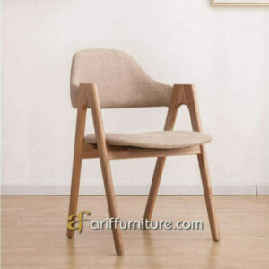 Kursi Cafe Modern Model Minimalis Kayu Jati