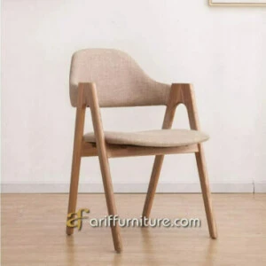 Kursi Cafe Modern Model Minimalis Kayu Jati