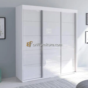 Lemari Pakaian Pintu Sliding Model Minimalis 3
