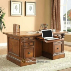 Meja Kantor Kayu Jati Model Terbaru Jepara